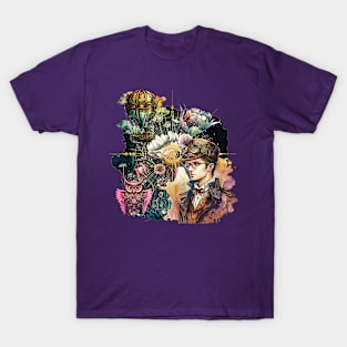 Steampunk Hero - A Collage T-Shirt